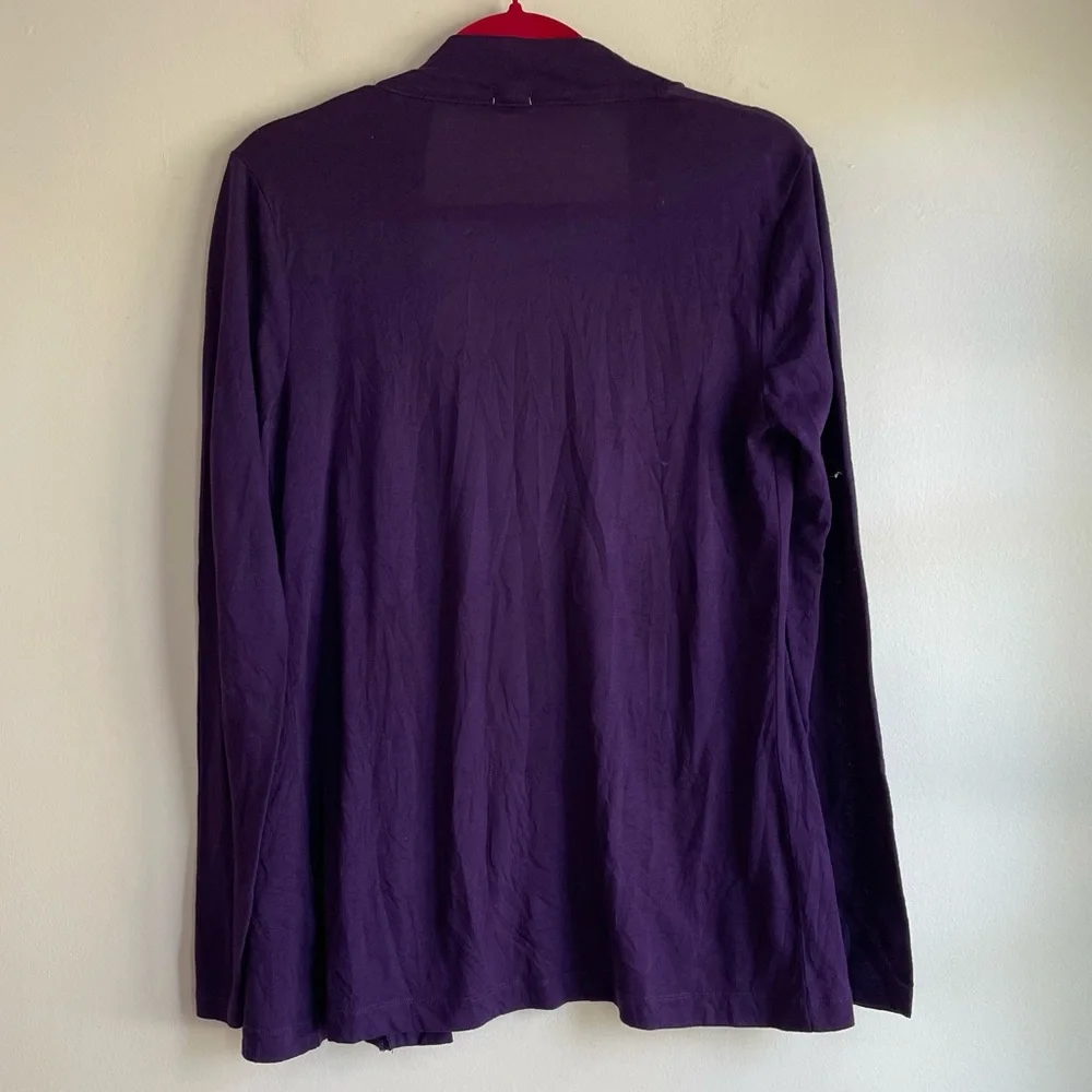 J. Crew Women's Purple Lightweight Open Cardigan Size S